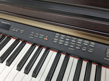 Load image into Gallery viewer, Yamaha Clavinova CLP-120 Digital Piano and stool in dark rosewood stock #23397