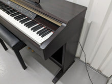 Load image into Gallery viewer, Yamaha Clavinova CLP-120 Digital Piano and stool in dark rosewood stock #23397