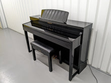 Load image into Gallery viewer, Yamaha Clavinova CLP-440PE Digital Piano polished ebony glossy black stock 23406