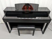 Load image into Gallery viewer, Yamaha Clavinova CLP-440PE Digital Piano polished ebony glossy black stock 23406