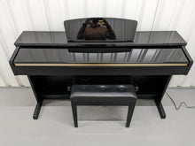 Load image into Gallery viewer, Yamaha Arius YDP-C71PE Digital Piano in polished ebony glossy black stock #23399