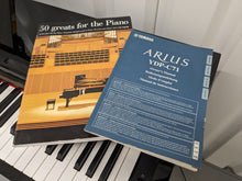 Load image into Gallery viewer, Yamaha Arius YDP-C71PE Digital Piano in polished ebony glossy black stock #23399