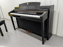 Load image into Gallery viewer, Yamaha Clavinova CLP-280 in Polished glossy black + matching stool stock # 23404