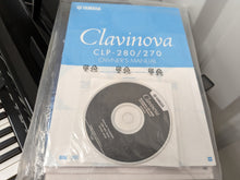 Load image into Gallery viewer, Yamaha Clavinova CLP-280 in Polished glossy black + matching stool stock # 23404