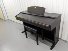Load image into Gallery viewer, Yamaha Clavinova CLP-120 Digital Piano and stool in dark rosewood stock #23408