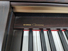 Load image into Gallery viewer, Yamaha Clavinova CLP-120 Digital Piano and stool in dark rosewood stock #23408