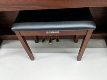 Load image into Gallery viewer, Yamaha Clavinova CLP-535 digital piano and stool in mahogany finish stock number 23418