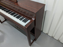 Load image into Gallery viewer, Yamaha Clavinova CLP-535 digital piano and stool in mahogany finish stock number 23418