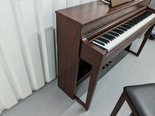 Load image into Gallery viewer, Yamaha Clavinova CLP-535 digital piano and stool in mahogany finish stock number 23418