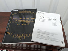 Load image into Gallery viewer, Yamaha Clavinova CLP-535 digital piano and stool in mahogany finish stock number 23418