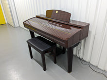 Load image into Gallery viewer, YAMAHA CLAVINOVA CVP-309PM DIGITAL PIANO + STOOL IN GLOSSY MAHOGANY stock 23395