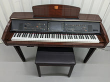 Load image into Gallery viewer, YAMAHA CLAVINOVA CVP-309PM DIGITAL PIANO + STOOL IN GLOSSY MAHOGANY stock 23395