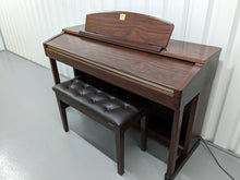 Load image into Gallery viewer, Yamaha Clavinova CLP-150 Digital Piano and stool in mahogany colour stock #23411