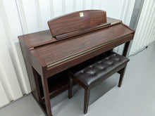 Load image into Gallery viewer, Yamaha Clavinova CLP-150 Digital Piano and stool in mahogany colour stock #23411