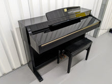Load image into Gallery viewer, Yamaha Clavinova CLP-330PE glossy black polished ebony Piano stock #23420