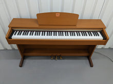 Load image into Gallery viewer, Yamaha Clavinova CLP-320 Digital Piano and stool in cherry wood, stock no 25495