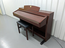Load image into Gallery viewer, Yamaha Clavinova CLP-240 Digital Piano and stool mahogany finish stock nr 23433