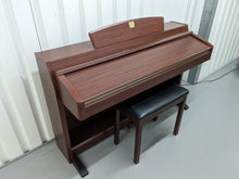 Load image into Gallery viewer, Yamaha Clavinova CLP-240 Digital Piano and stool mahogany finish stock nr 23433