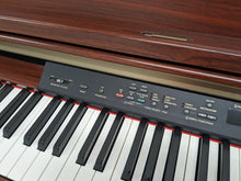 Load image into Gallery viewer, Yamaha Clavinova CLP-240 Digital Piano and stool mahogany finish stock nr 23433