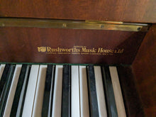 Load image into Gallery viewer, Kemble small upright acoustic piano in mahogany finish stock #23442