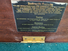 Load image into Gallery viewer, Kemble small upright acoustic piano in mahogany finish stock #23442