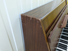 Load image into Gallery viewer, Kemble small upright acoustic piano in mahogany finish stock #23442
