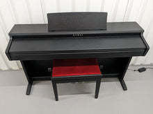 Load image into Gallery viewer, Kawai KDP120 digital piano and stool in satin black finish stock number 23439