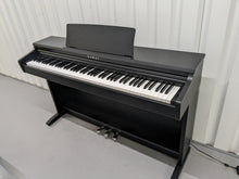 Load image into Gallery viewer, Kawai KDP120 digital piano and stool in satin black finish stock number 23439