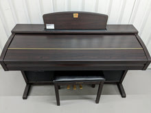 Load image into Gallery viewer, Yamaha Clavinova CVP-305 Digital Piano / arranger and stool in dark rosewood stock nr 23441