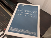 Load image into Gallery viewer, Yamaha Clavinova CVP-305 Digital Piano / arranger and stool in dark rosewood stock nr 23441