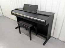Load image into Gallery viewer, Yamaha Arius YDP-142 Digital Piano and stool in satin black stock #23430