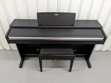 Load image into Gallery viewer, Yamaha Arius YDP-142 Digital Piano and stool in satin black stock #23430