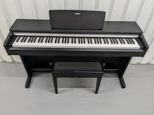 Load image into Gallery viewer, Yamaha Arius YDP-142 Digital Piano and stool in satin black stock #23430
