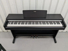 Load image into Gallery viewer, Yamaha Arius YDP-142 Digital Piano and stool in satin black stock #23430