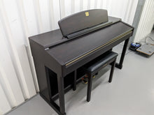 Load image into Gallery viewer, Yamaha Clavinova CLP-150 Digital Piano and stool in dark rosewood stock #23443