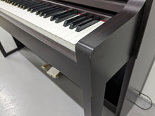 Load image into Gallery viewer, Yamaha Clavinova CLP-535 digital piano and stool in dark rosewood stock #23448