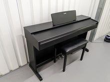 Load image into Gallery viewer, Yamaha Arius YDP-143 Digital Piano + stool in satin black finish stock #23447
