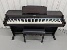 Load image into Gallery viewer, Roland RP401R digital piano and stool in dar rosewood finish stock number 23450
