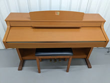 Load image into Gallery viewer, Yamaha Clavinova CLP-330 Digital Piano and stool cherry wood finish stock #23451