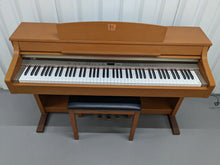 Load image into Gallery viewer, Yamaha Clavinova CLP-330 Digital Piano and stool cherry wood finish stock #23451