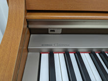 Load image into Gallery viewer, Yamaha Clavinova CLP-330 Digital Piano and stool cherry wood finish stock #23451