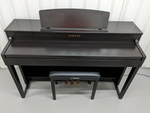 Load image into Gallery viewer, Yamaha Clavinova CLP-470 rosewood with wooden keys action + stool stock no 23463