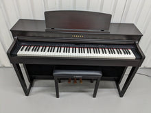 Load image into Gallery viewer, Yamaha Clavinova CLP-470 rosewood with wooden keys action + stool stock no 23463