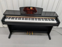 Load image into Gallery viewer, Yamaha Clavinova CLP-320PE Digital Piano and stool Glossy Black stock no 23453