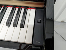 Load image into Gallery viewer, Yamaha Clavinova CLP-320PE Digital Piano and stool Glossy Black stock no 23453