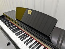 Load image into Gallery viewer, Yamaha Clavinova CLP-320PE Digital Piano and stool Glossy Black stock no 23453