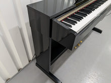 Load image into Gallery viewer, Yamaha Clavinova CLP-320PE Digital Piano and stool Glossy Black stock no 23453