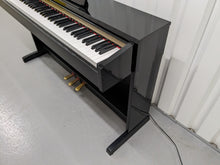 Load image into Gallery viewer, Yamaha Clavinova CLP-320PE Digital Piano and stool Glossy Black stock no 23453