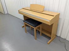 Load image into Gallery viewer, Yamaha Arius YDP-140 digital piano and stool in cherry wood finish stock #23465