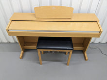 Load image into Gallery viewer, Yamaha Arius YDP-140 digital piano and stool in cherry wood finish stock #23465